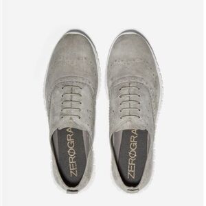 Cole Haan ZeroGrand wingtip suede oxfords